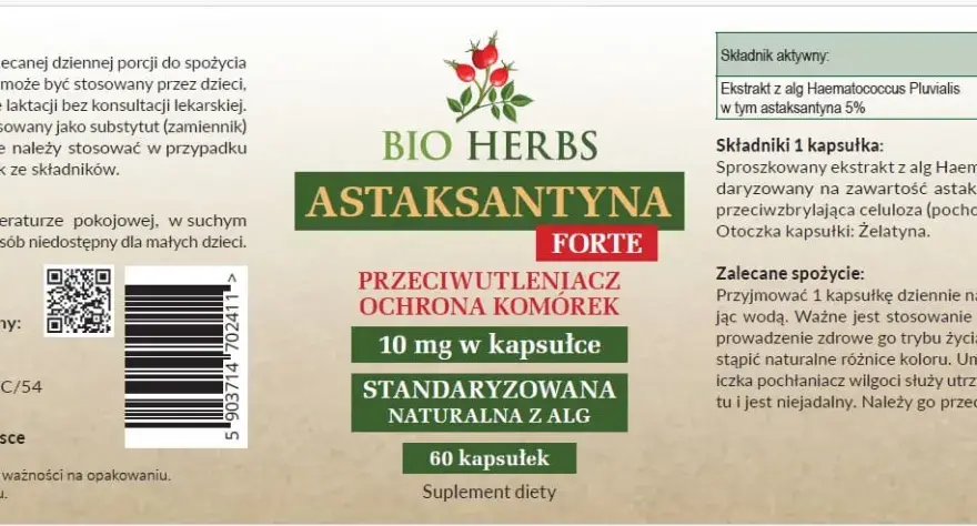 Naturalna astaksantyna: 7 zalet dla zdrowia i urody